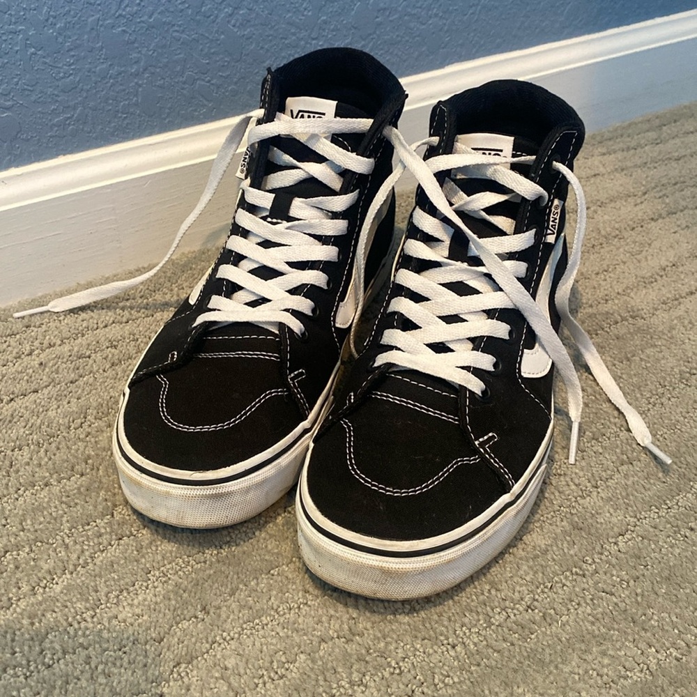 Women’s Vans canvas high tops